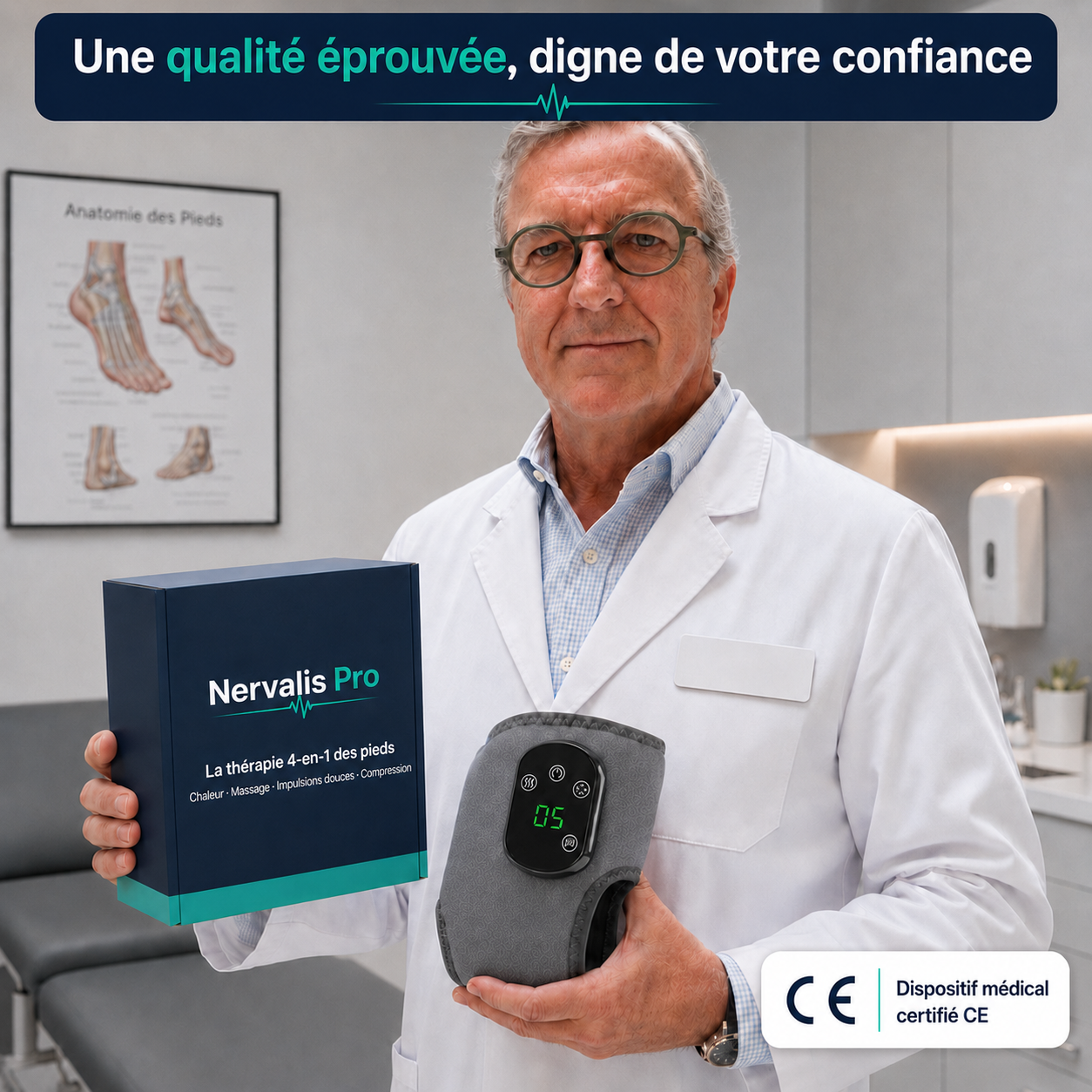Nervalis Pro - Thérapie du Pied 4-en-1